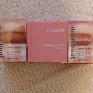 LANEIGE Lip Sleeping Mask EX in Berry and Dearcloud Dewy Lip Jam Set